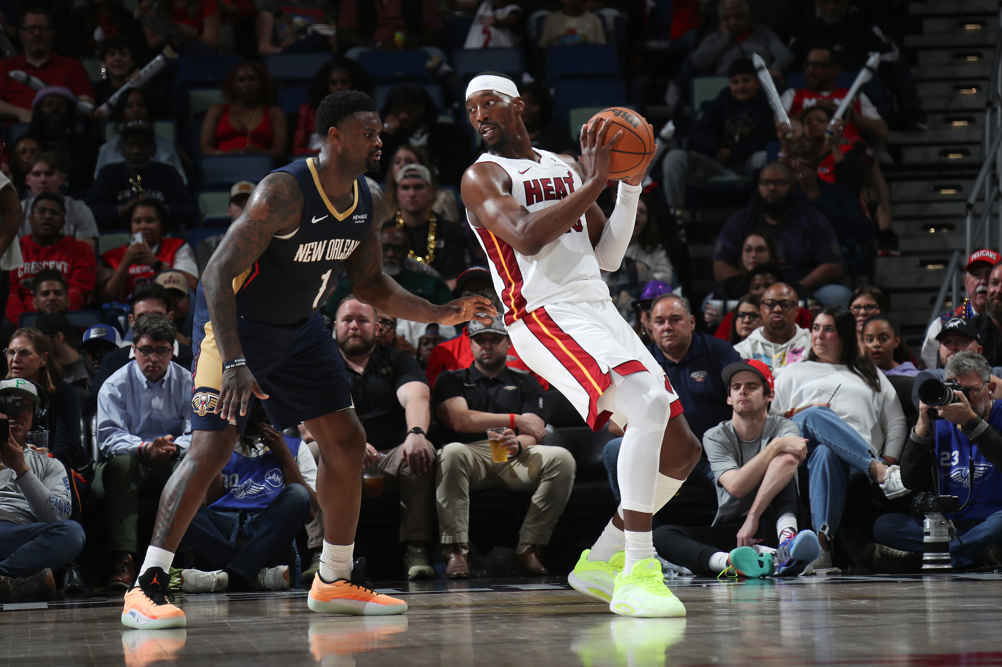 乐鱼体育娱乐-阿德巴约27+14锡安25+4 热火力擒鹈鹕